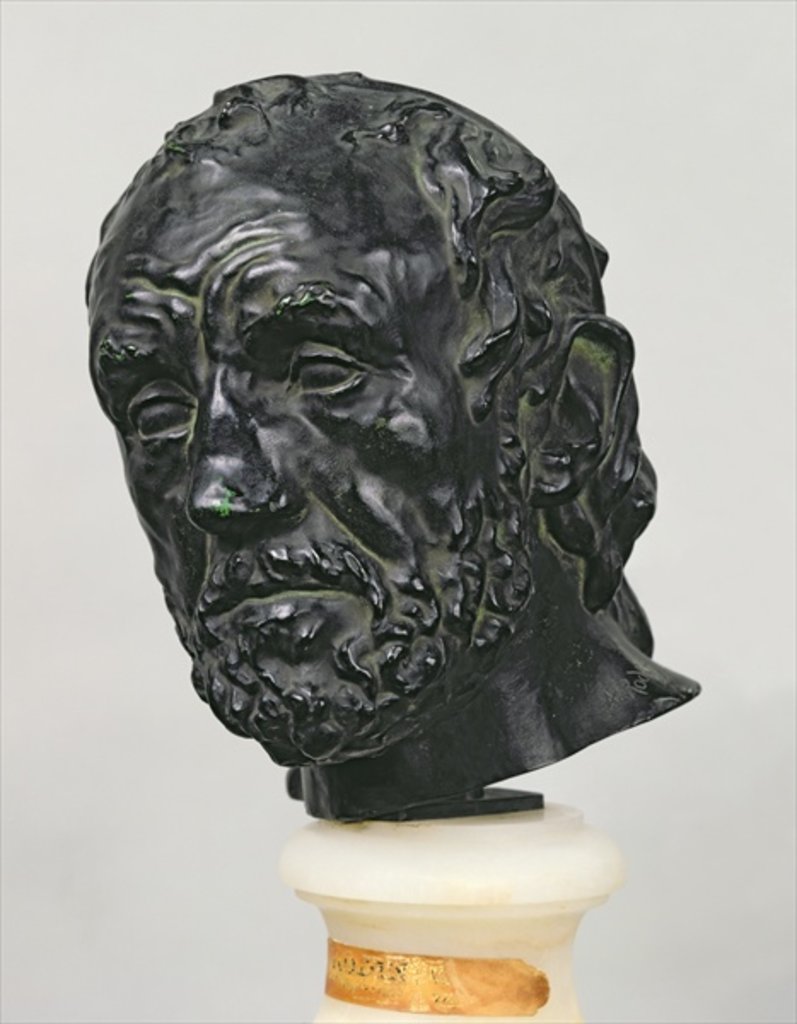 Detail of Man with a Broken Nose, 1865 by Auguste Rodin