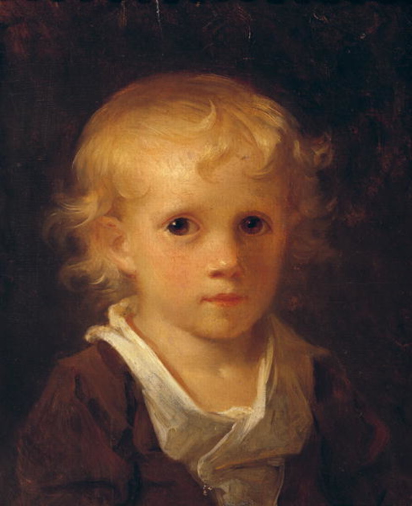 Detail of Portrait of a Child by Jean-Honore Fragonard