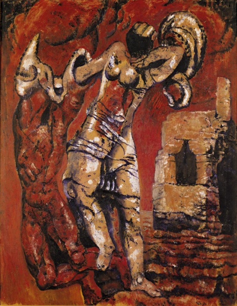 Detail of The Domain of Love, 1929 by Frits van den Berghe