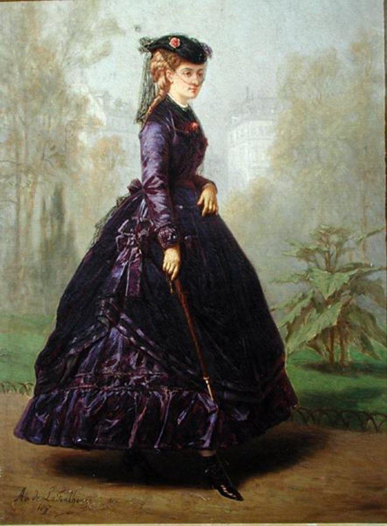 Detail of The Cocodette, 1867 by Gabriel-Amable de Lafoulhouze