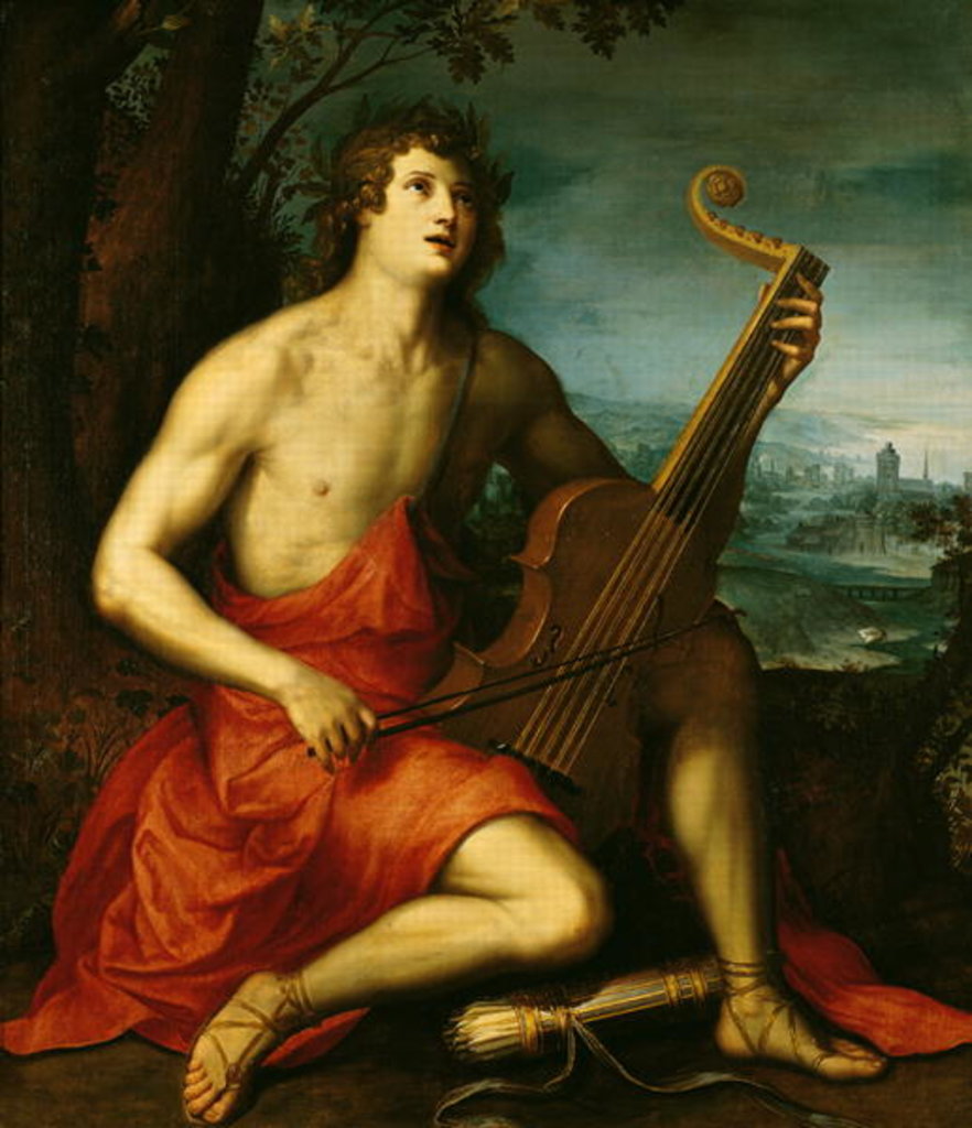 Detail of Apollo by Italian School