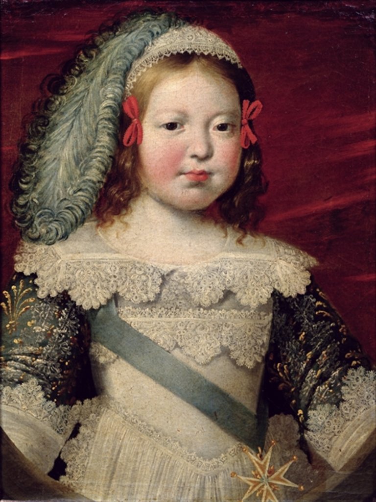Detail of Portrait of Louis XIV as a child, c.1641-42 by Claude Deruet