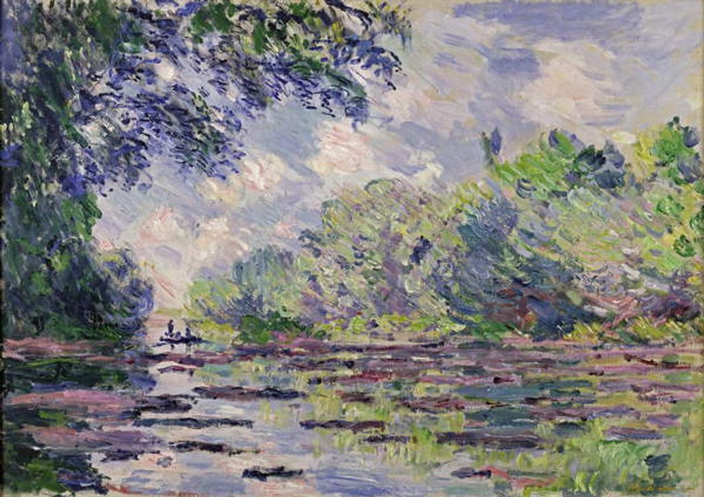 Detail of The Seine at Giverny, 1885 by Claude Monet