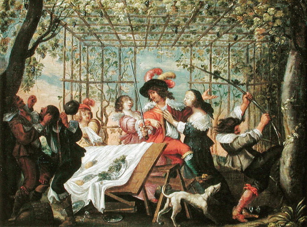 Detail of Autumn by Abraham Bosse