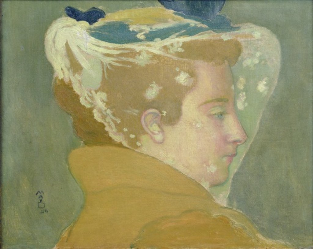Detail of Portrait of Marthe with a White Veil, 1894 by Maurice Denis