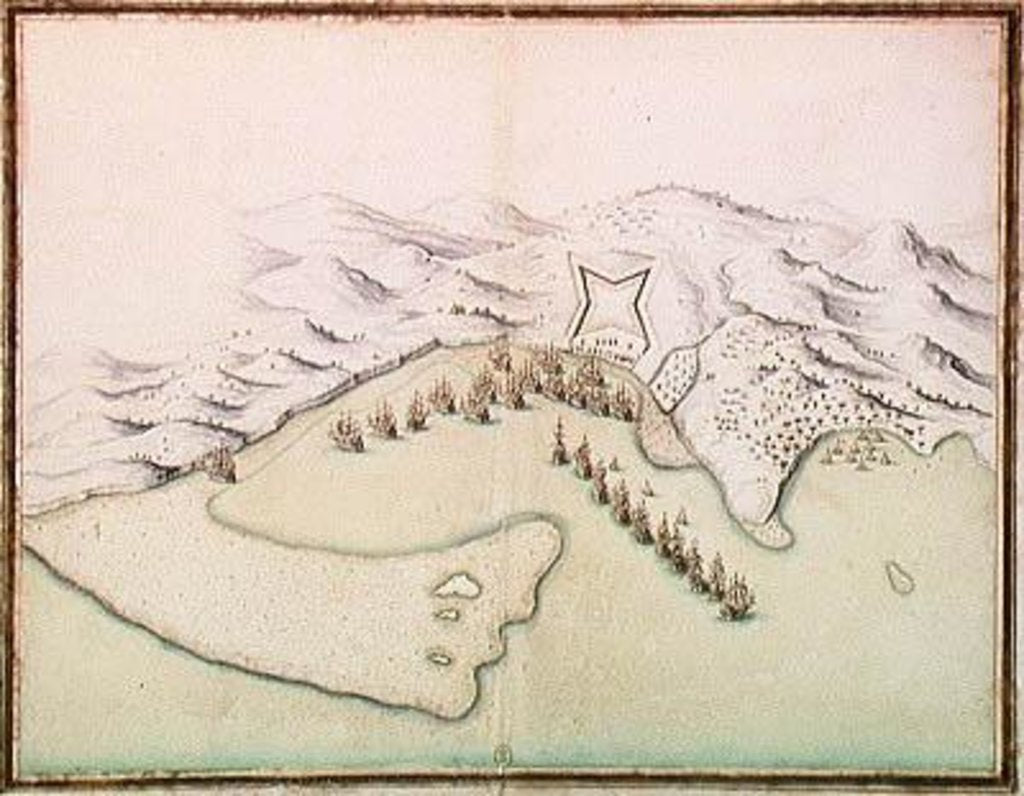 Detail of The Port of Tobago by French School