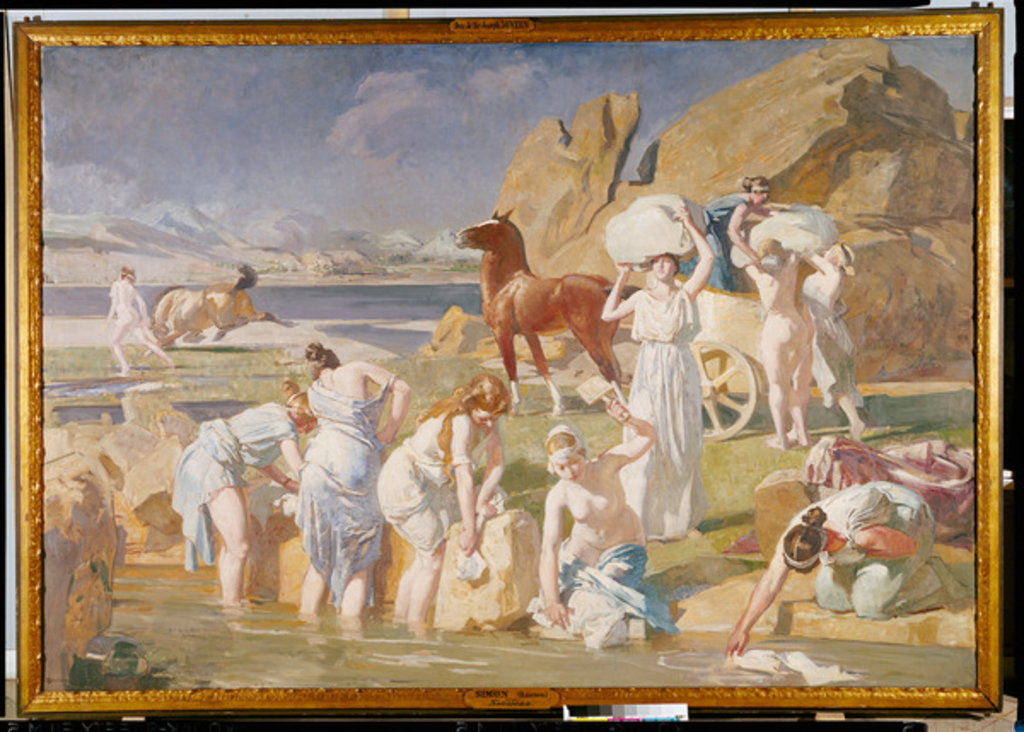 Detail of Nausicaa at the Fountain, 1915 by Lucien Simon