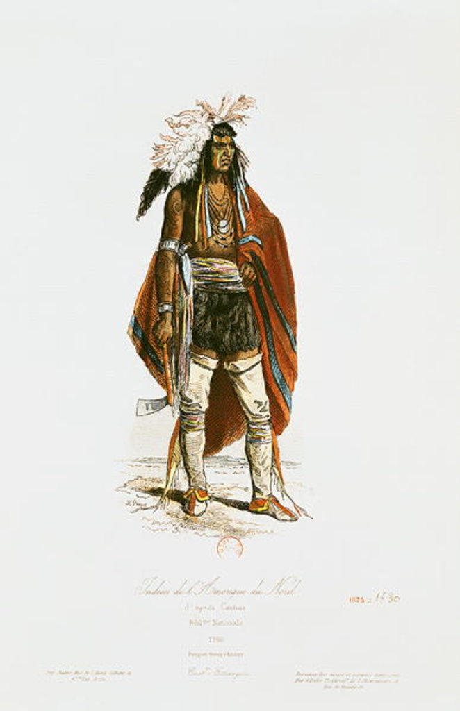 Detail of North American Indian by Cartias