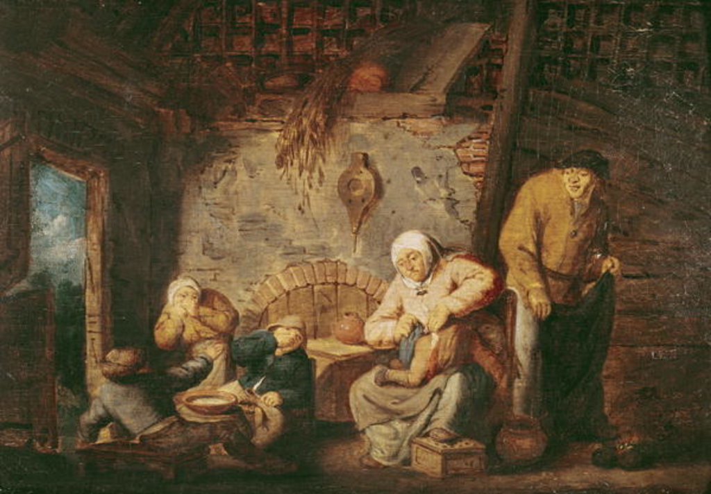 Detail of The Toilet by Adriaen Jansz. van Ostade