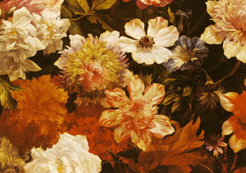 Detail of Detail of Flowers by Michelangelo Cerquozzi