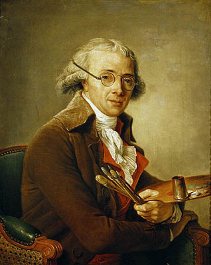 Detail of Portrait of Francois-Andre Vincent by Adelaide Labille-Guiard