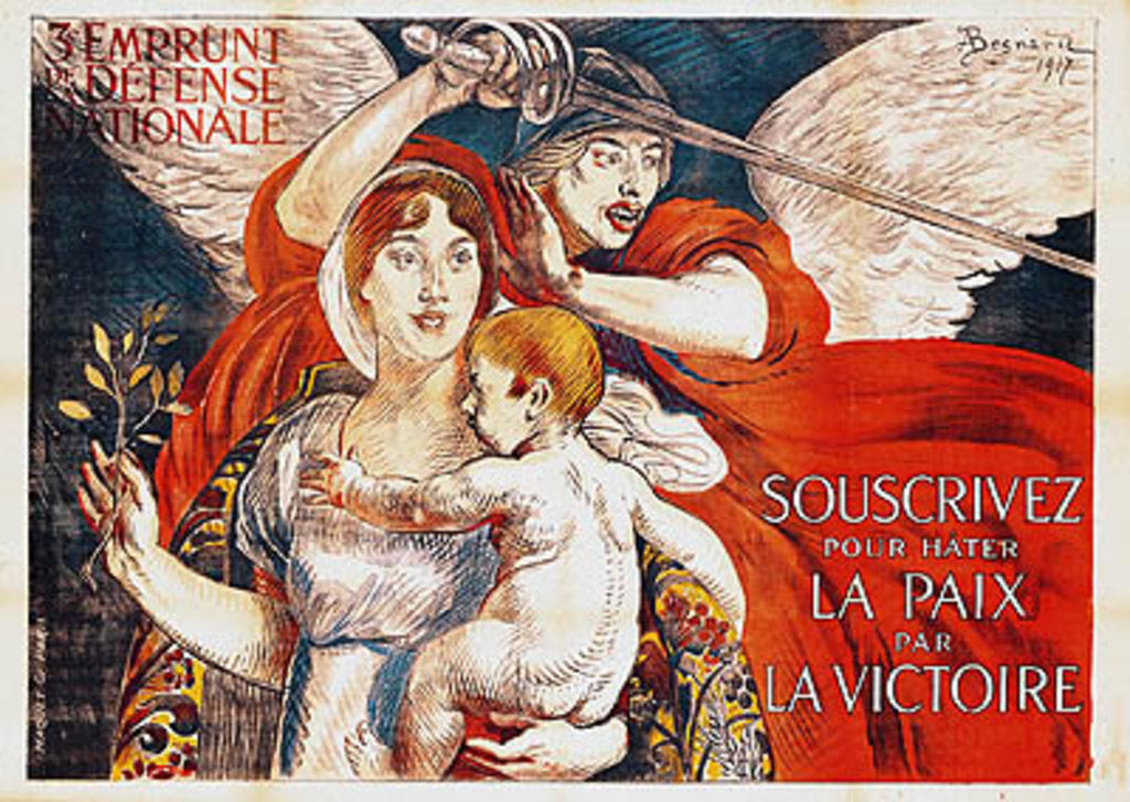 Detail of Subscribe to Hasten Peace by Victory by Paul Albert Besnard