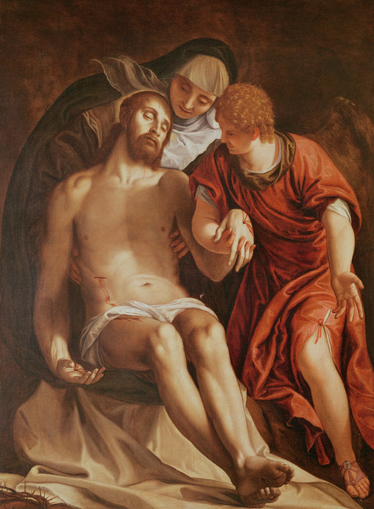 Detail of The Deposition by German School