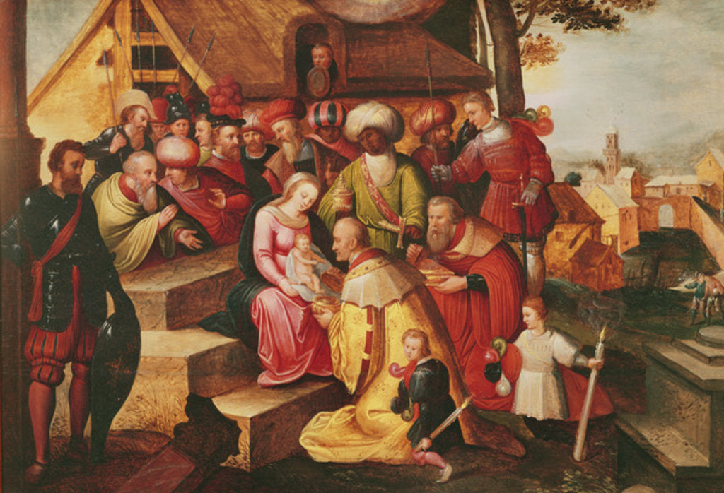 Detail of The Adoration of the Magi by French School