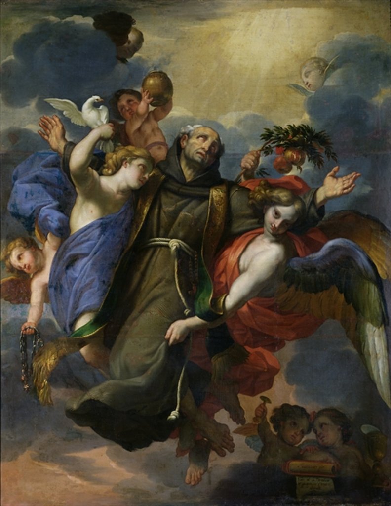 Detail of The Ecstasy of St. Peter of Alcantara by Claude Francois