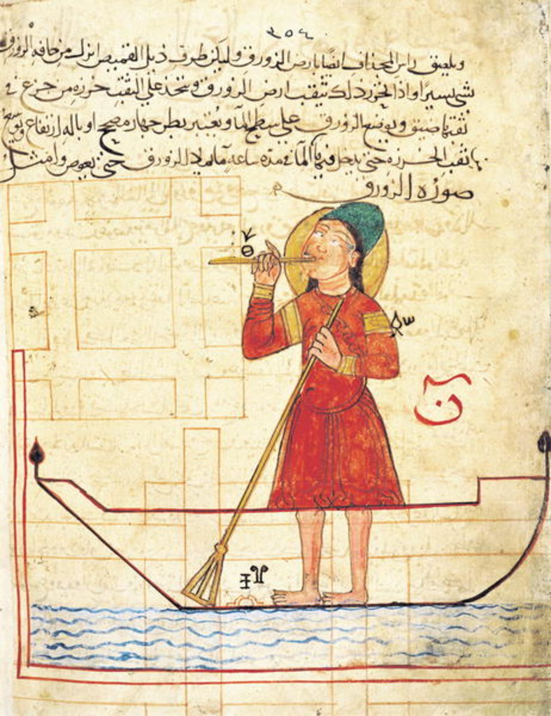 Detail of Design for an automaton by Islamic School