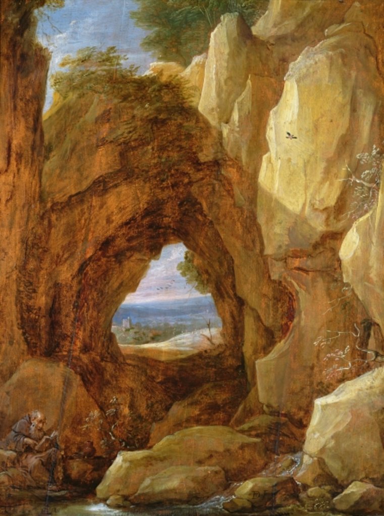 Detail of Interior of a Cave by David the Younger Teniers