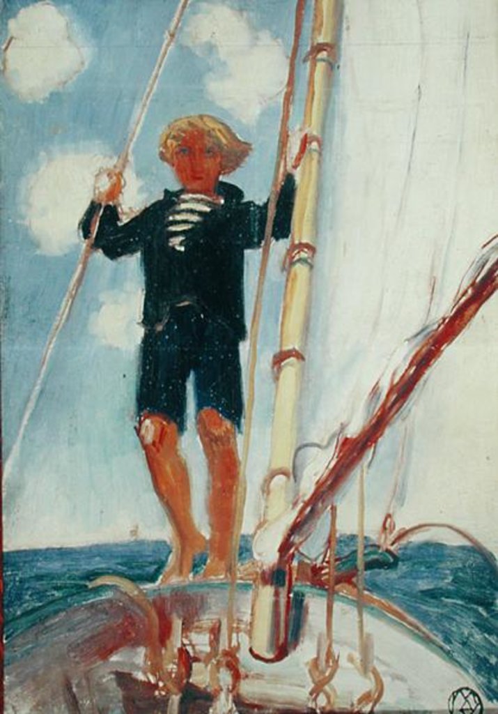 Detail of Dominique on the Isard, 1923 by Maurice Denis