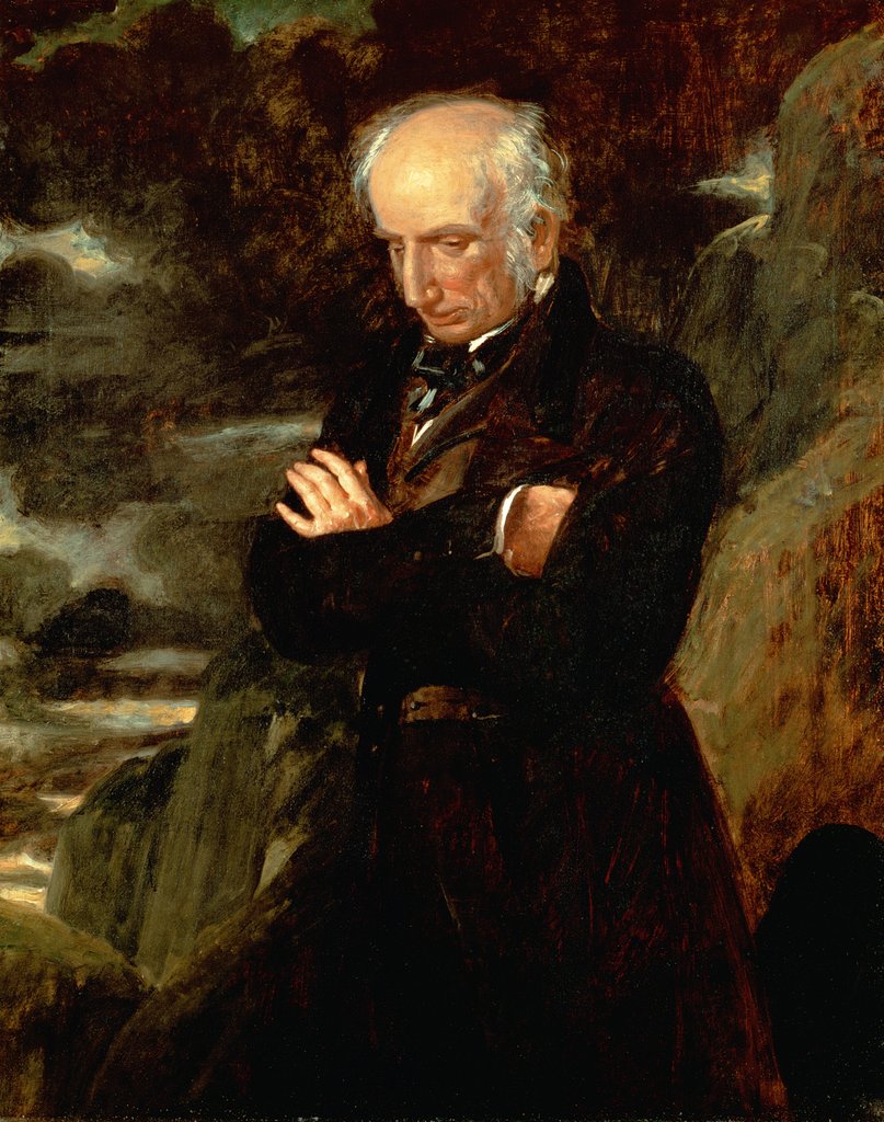 Detail of Portrait of William Wordsworth 1842 by Benjamin Robert Haydon