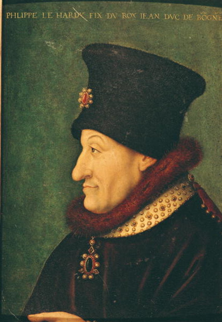 Detail of Philippe of France Duke of Burgundy by French School