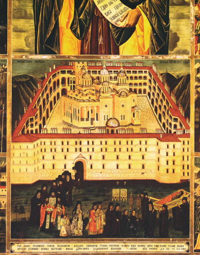 Detail of St. John of Rila Thaumaturge by Master John of Samakov