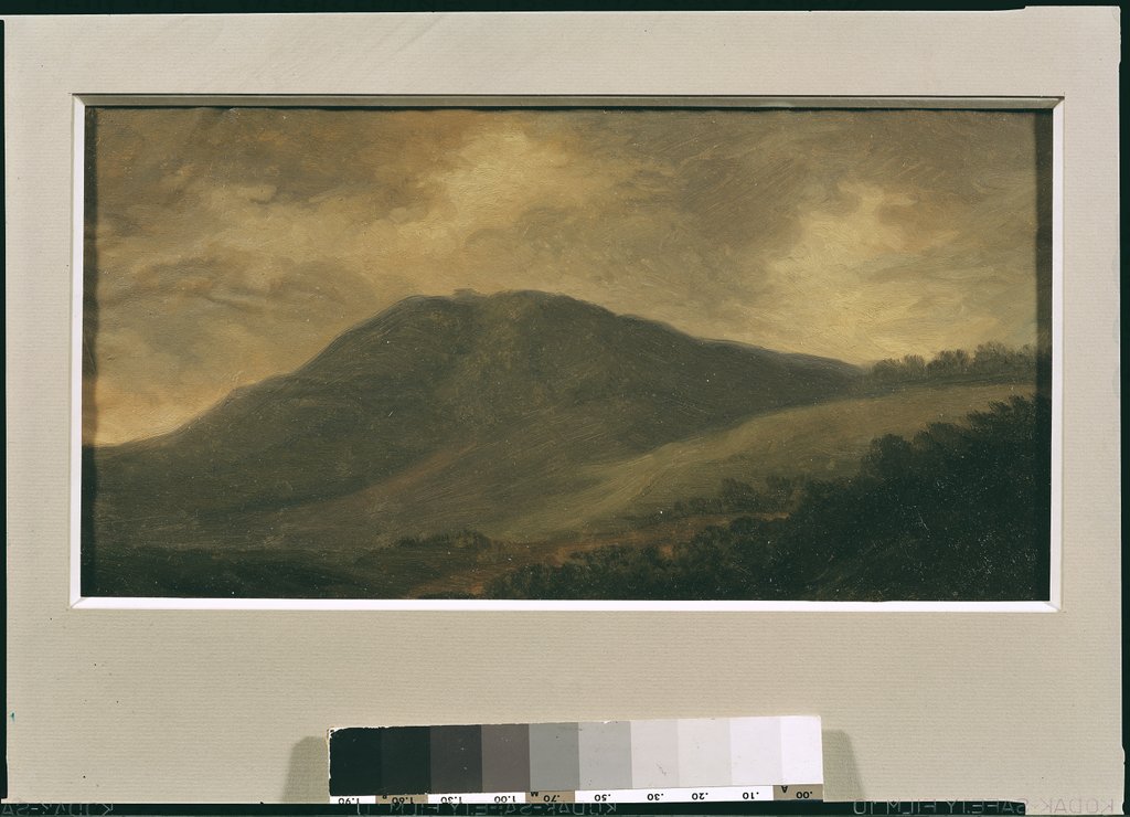 Detail of Monte Cavo, near Nemi by Pierre Henri de Valenciennes