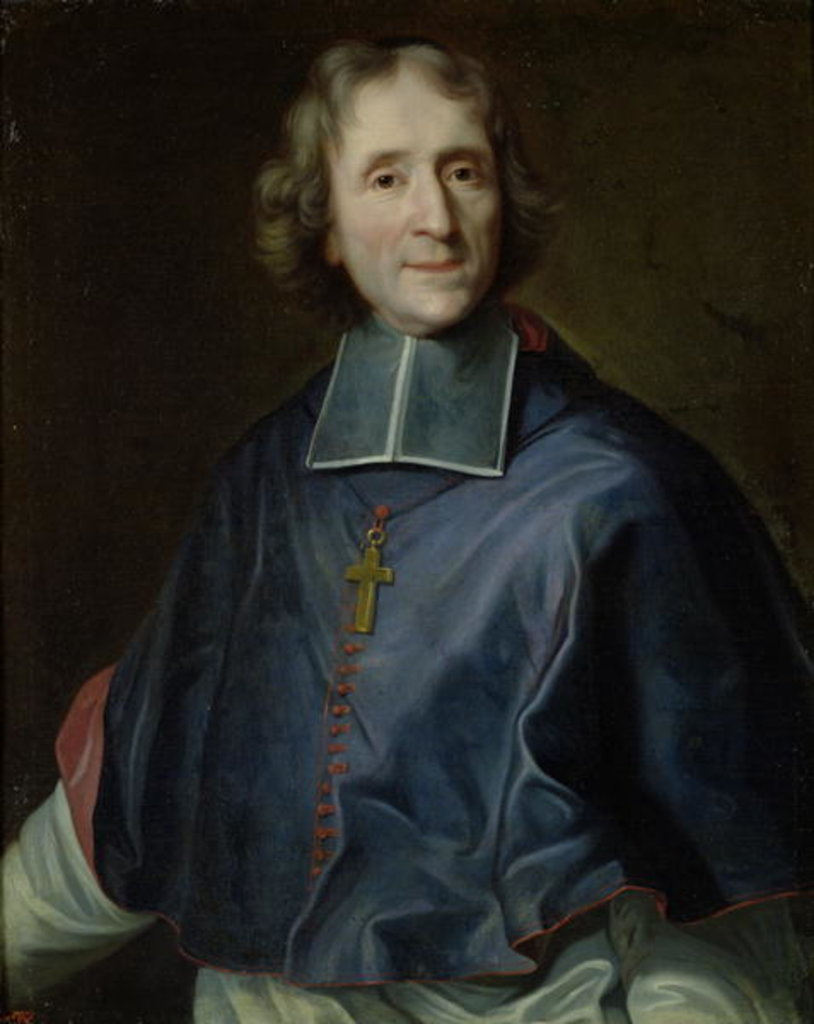 Detail of Francois de Salignac de la Mothe-Fenelon by Joseph Vivien