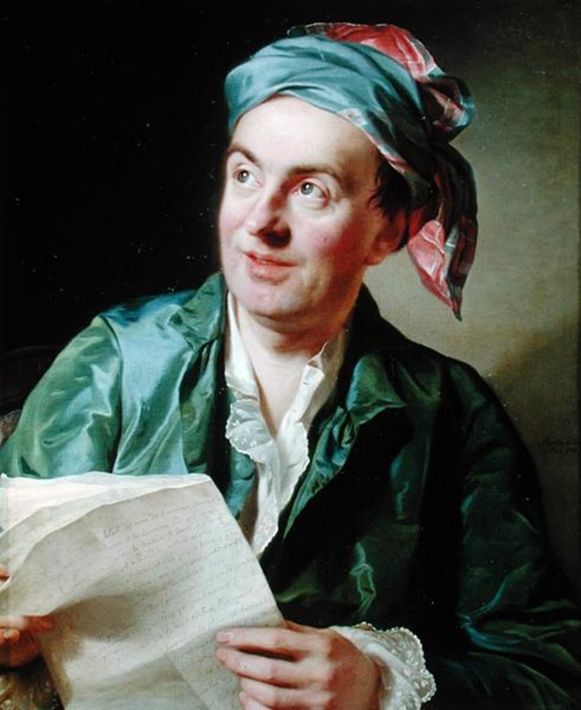 Detail of Portrait of Jean-Francois Marmontel 1767 by Alexander Roslin
