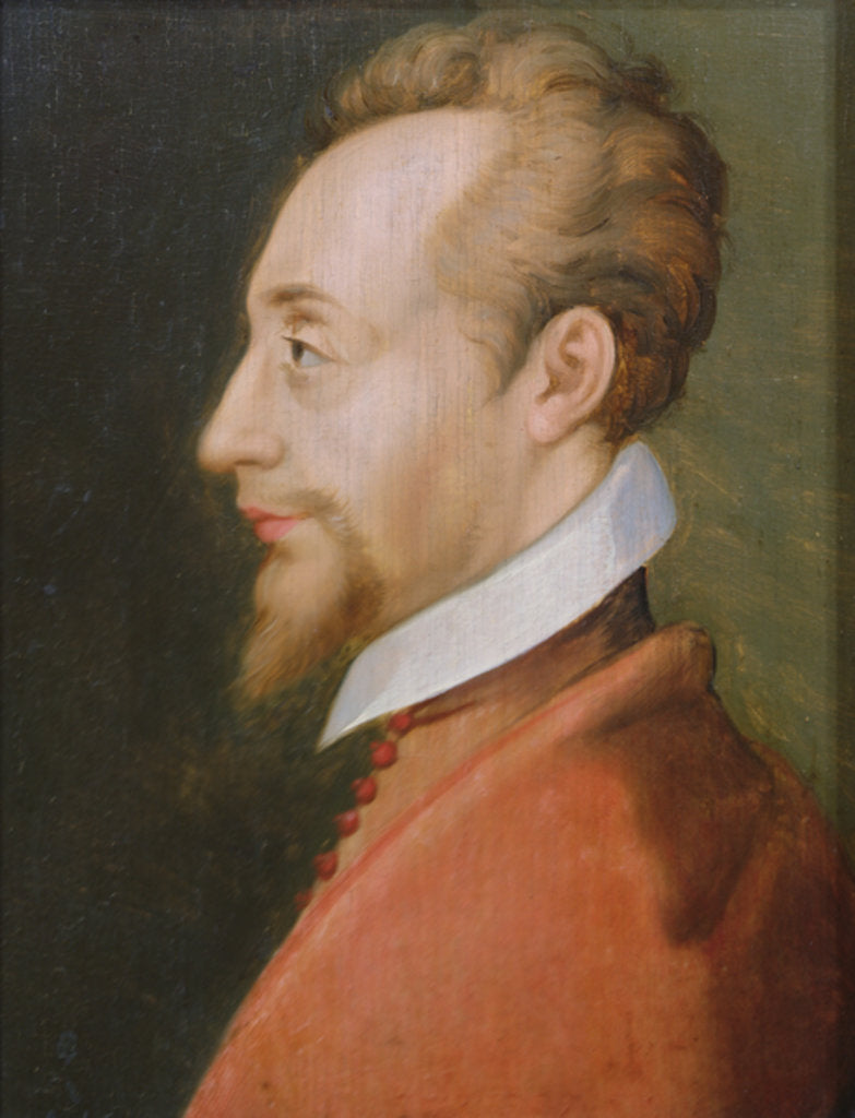 Detail of Cardinal Charles de Bourbon by French School
