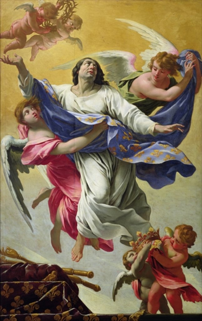 Detail of Apotheosis of St. Louis, 1639-42 by Simon Vouet