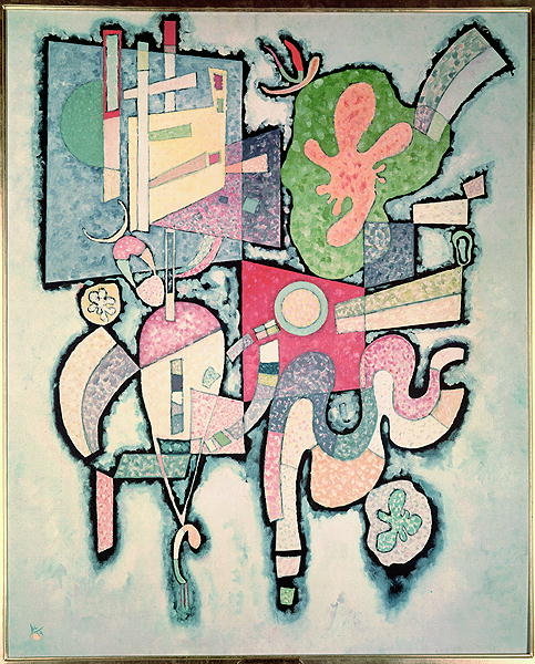 Detail of Simple Complexity or, Ambiguity, 1939 by Wassily Kandinsky