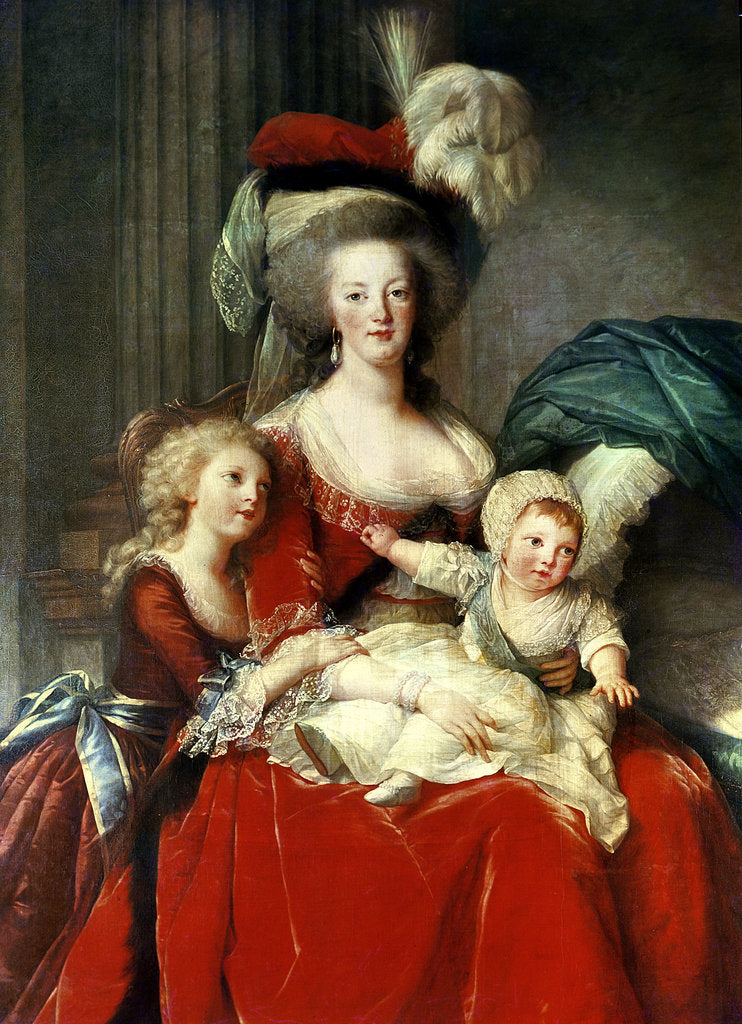 Detail of Marie-Antoinette and her Four Children, 1787 by Elisabeth Louise Vigee-Lebrun