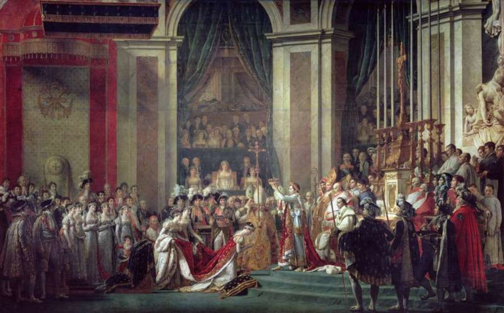 Detail of The consecration of the Emperor Napoleon I and Coronation of the Empress Josephine, 1806 by Jacques Louis David