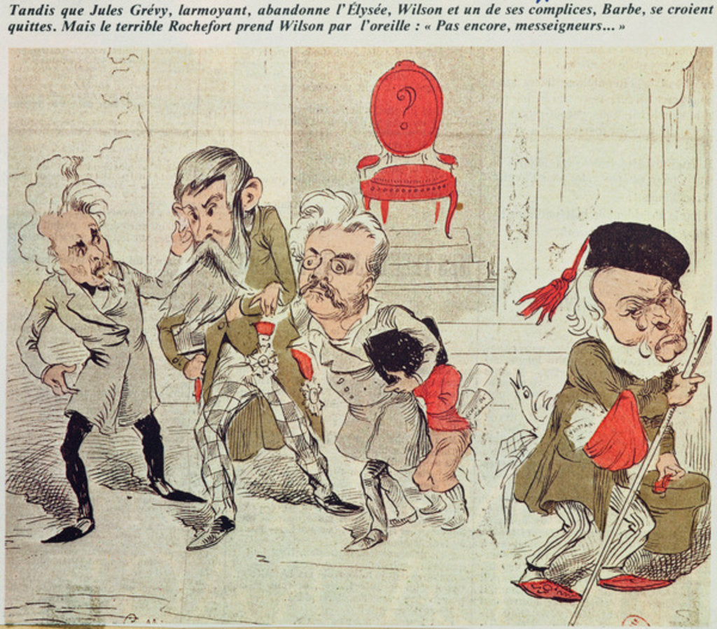 Detail of The Wilson Affair, 1887 by French School