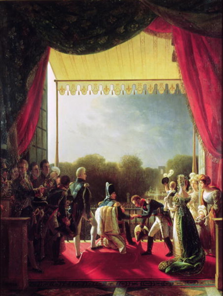 Detail of The Return of the Troops after the Spanish War, 1823 by Louis Ducis