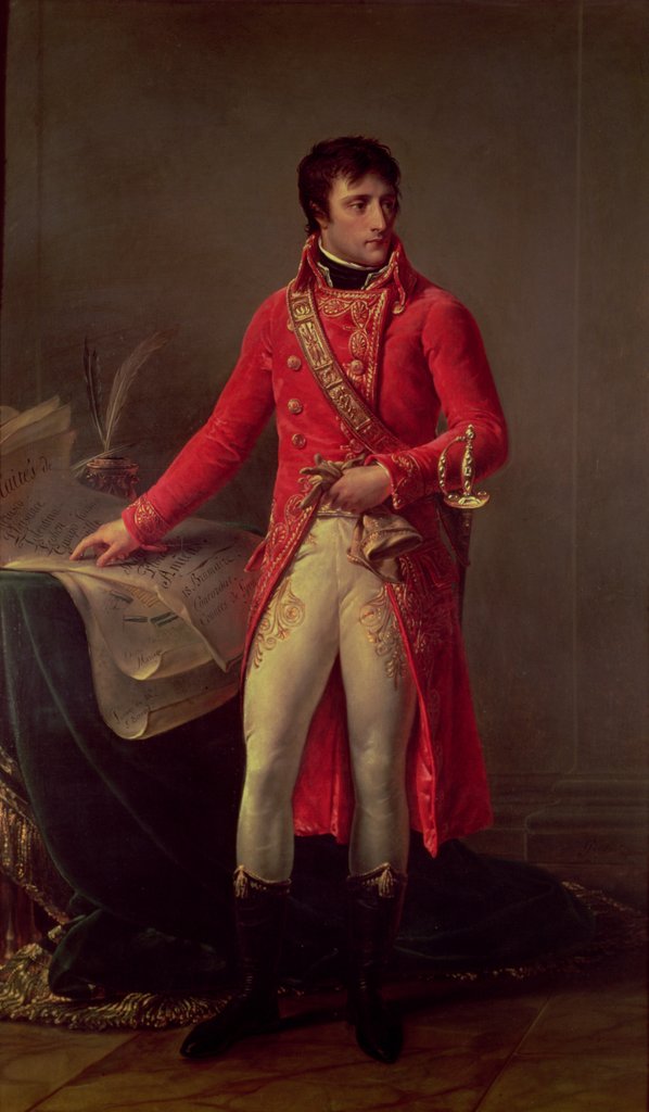 Detail of Napoleon Bonaparte First Consul, 1802 by Baron Antoine Jean Gros
