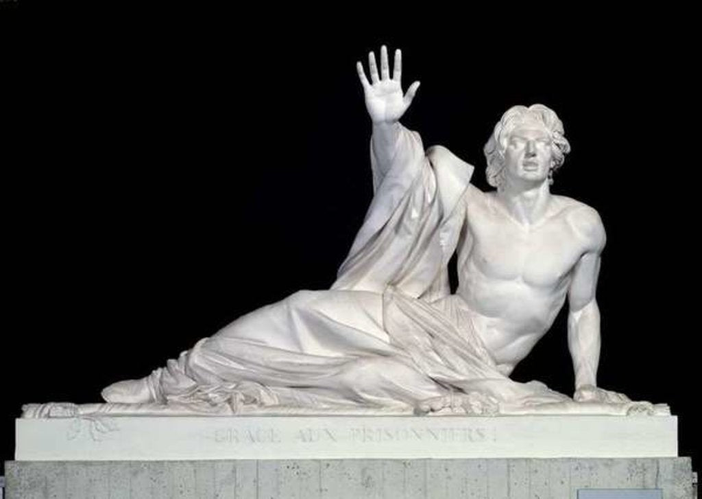 Detail of Monument to the memory of Charles-Artus de Bonchamps 1825 by Pierre Jean David d'Angers