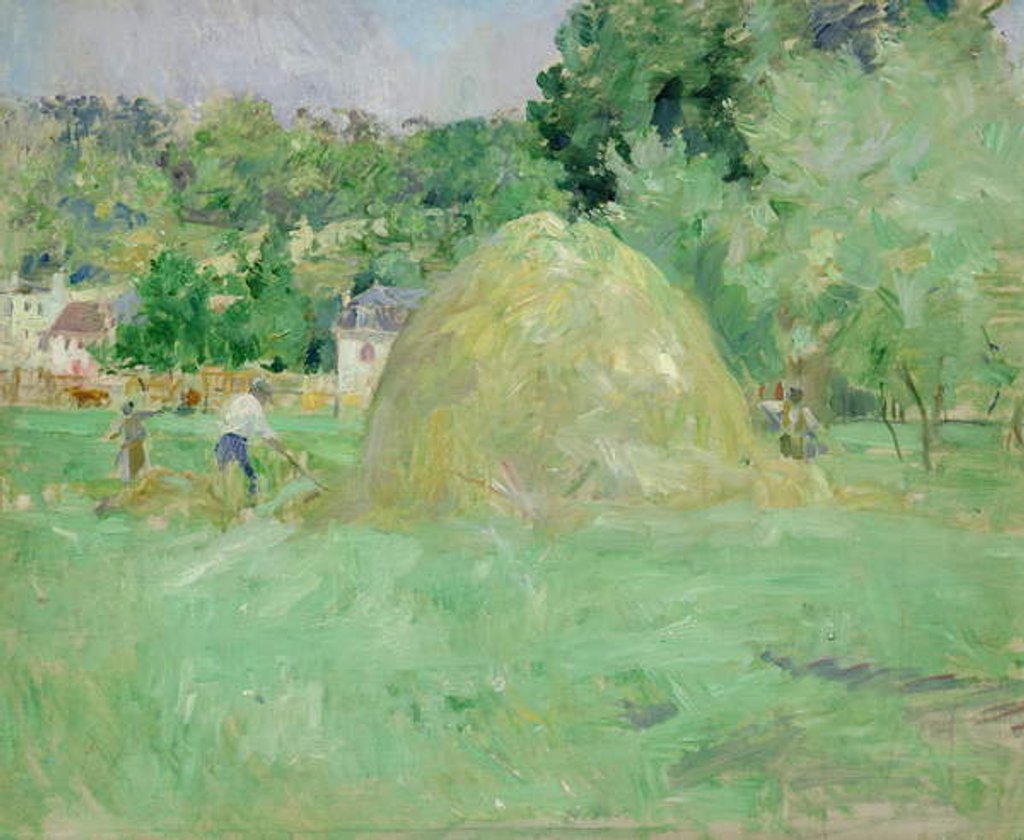 Detail of Haystacks at Bougival, 1883 by Berthe Morisot