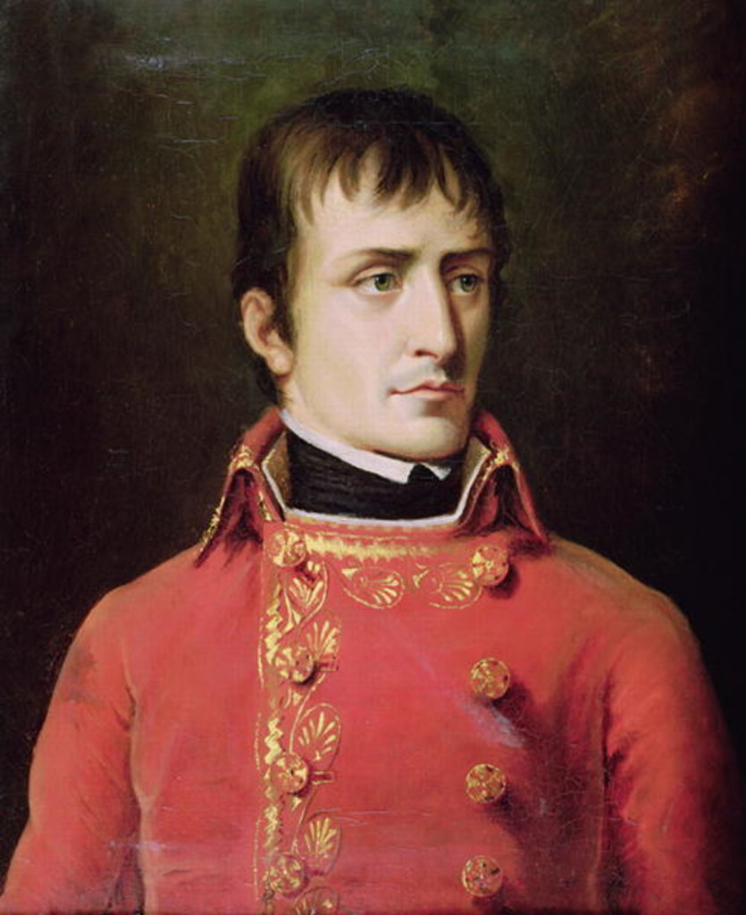 Detail of Napoleon Bonaparte 1796 by Robert Lefevre