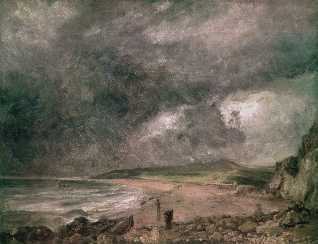 Detail of Weymouth Bay with Approaching Storm, 1818 by John Constable