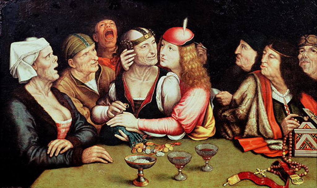 Detail of The Marriage Contract by Quentin