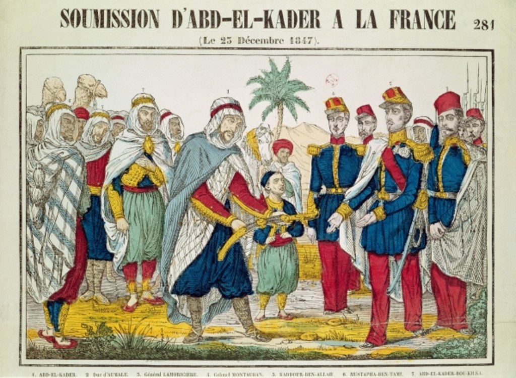 Detail of Submission of Abd el-Kader to Henri d'Orleans Duke of Aumale, 23rd December 1847 by French School