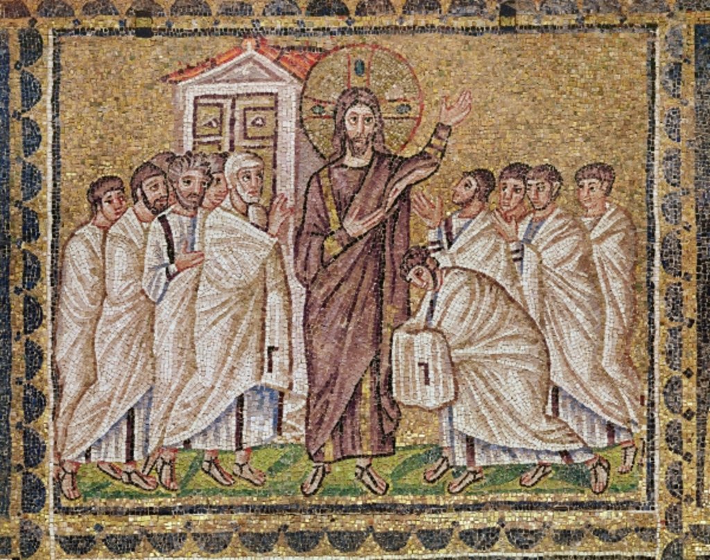 Detail of The Incredulity of St. Thomas by Byzantine School
