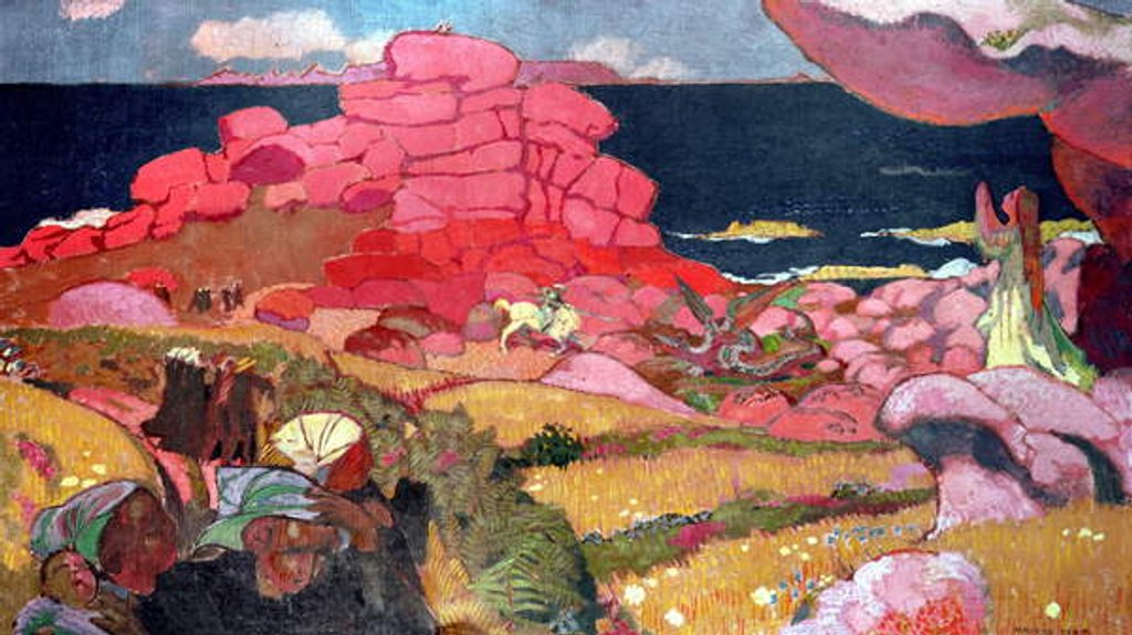 Detail of St. George and the Dragon by Maurice Denis