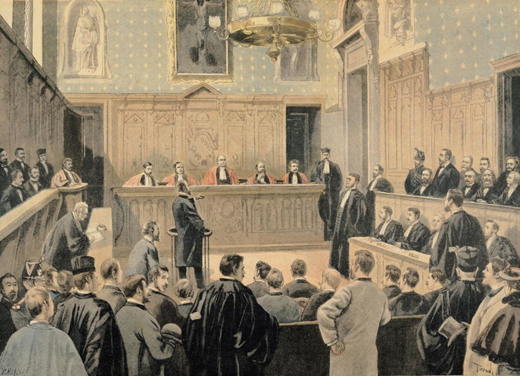 Detail of The Panama Trial by Oswaldo Tofani