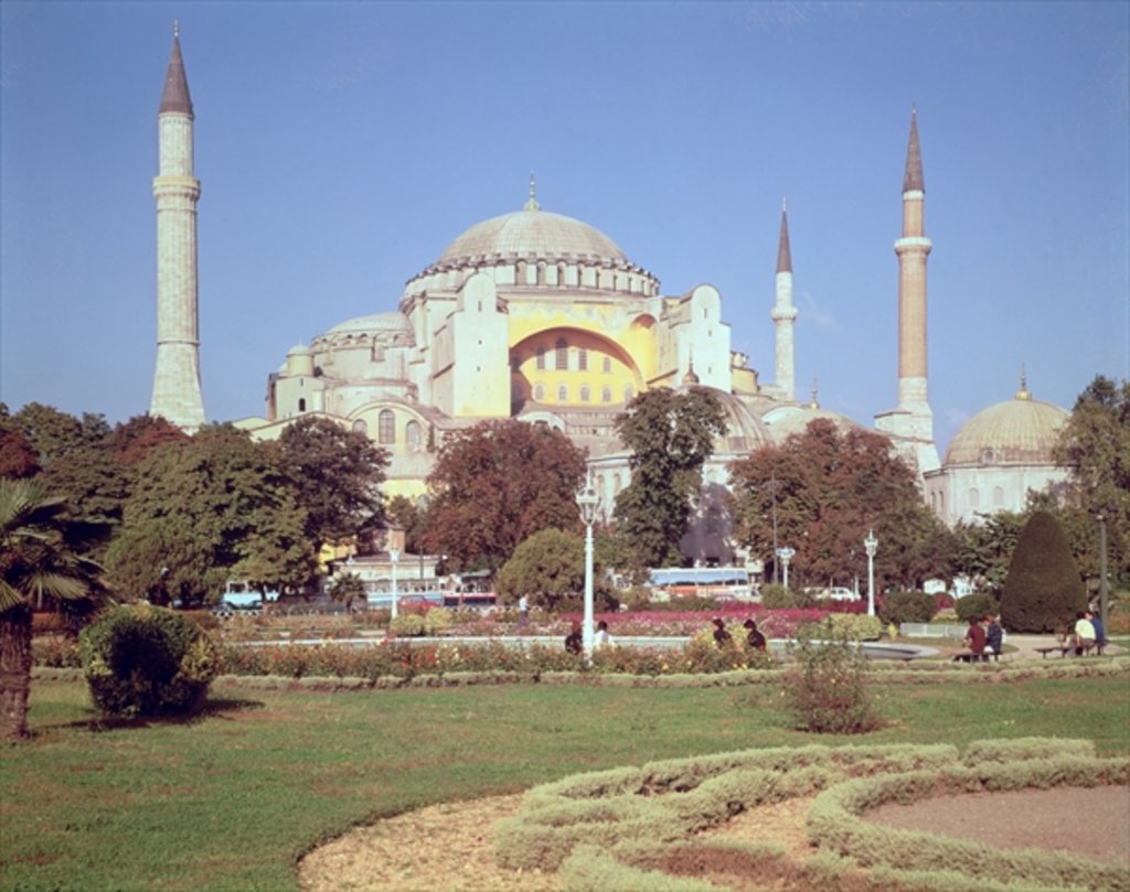 Detail of Exterior view, built 532-37 AD by Byzantine School