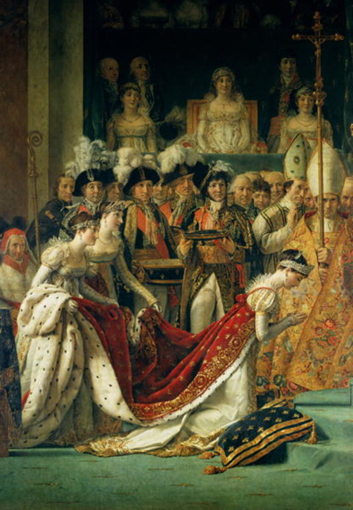 Detail of The Consecration of the Emperor Napoleon and the Coronation of the Empress Josephine by Pope Pius VII, 2nd December 1804 by Jacques Louis David