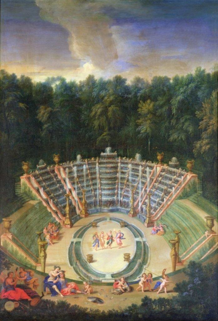 Detail of View of the Salle de Bal with a Performance of 'Rinaldo and Armida', 1688 by Jean the Younger Cotelle
