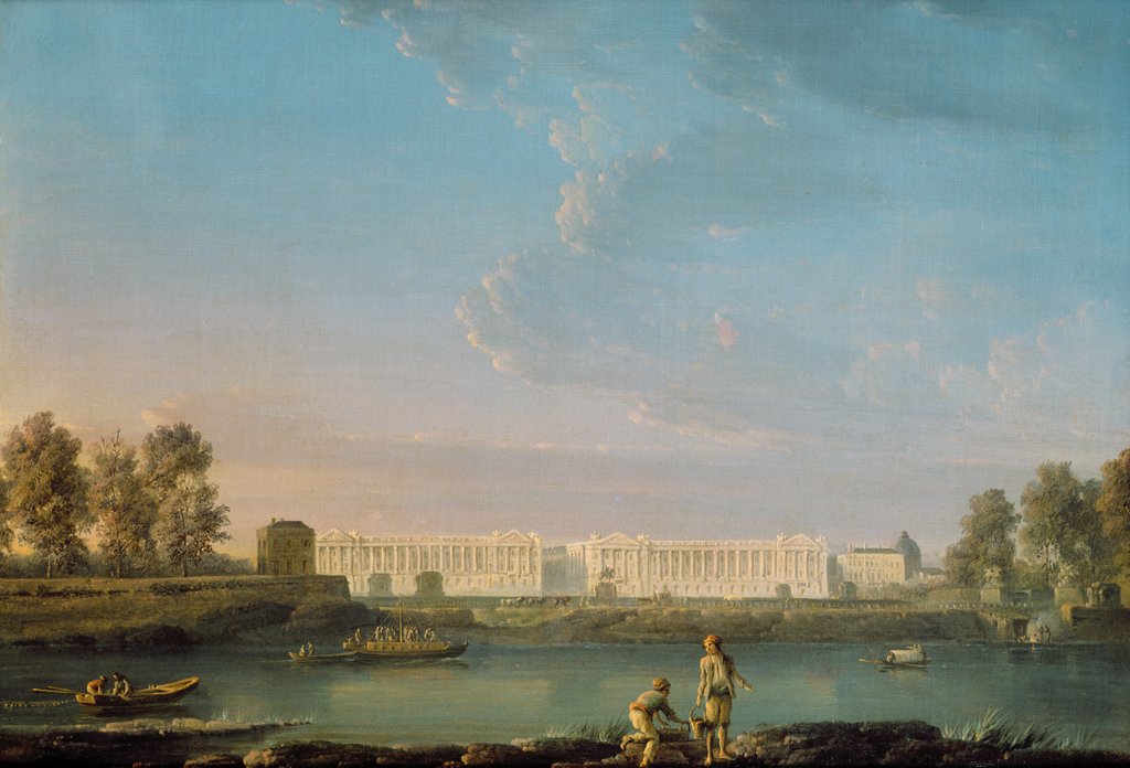 Detail of Place Louis XV, c.1779 by Alexandre Jean Noel
