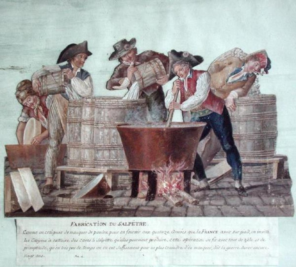 Detail of Making Saltpetre by Lesueur Brothers